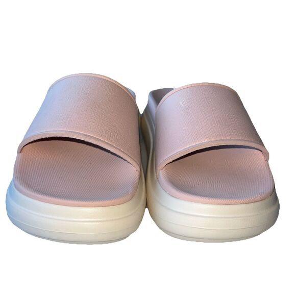 NEW Women's Reef Cushion Bondi Bay Neutral Pale Pink Platform Slide Sandals SZ 8 - Picture 8 of 11